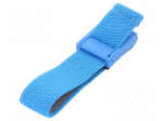 Wristband | ESD | Features: antialergic | blue | Kit: ESD wirstband