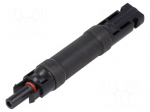 Coupler | IP67 | straight | 20A | 10.3x38mm | solar male,solar female