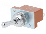 Switch: toggle | Pos: 2 | SPST | ON-OFF | 15A/250VAC | 15A/30VDC | S