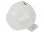 Signaller: sound | horn | 24VDC | 92dB | KDH | IP43 | &Oslash;75x72mm | ABS