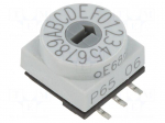 Encoding switch | HEX/BCD | Pos: 16 | SMD | Rcont max: 80m&Omega; | P65