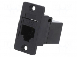 Coupler | coupler | Slim | Cat: 5e | 8p8c | RJ45 socket,both sides | 29mm