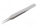 Tweezers | 110mm | for precision works | Blades: narrowed
