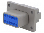 Connector: wire-wire | plug | male | PX0 | PIN: 12 | IP68 | grey | Size: 16