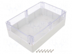Enclosure: multipurpose | X: 164mm | Y: 222mm | Z: 75mm | polycarbonate
