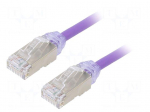 Patch cord | F/UTP,TX6A-28&trade; | Cat: 6a | RJ45 plug,both sides | wire