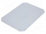 Mounting plate | zinc-plated steel