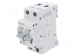 Circuit breaker | 230/400VAC | Inom: 16A | Poles: 2 | Charact: B | 6kA