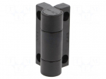 Hinge | Width: 55mm | technopolymer PA | black | H: 67mm