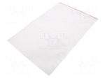 Self-seal bag | L: 340mm | Width: 240mm | Thick: 45um | polyetylene
