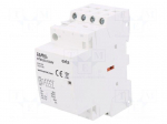 Contactor: 4-pole installation | 25A | 24VAC,24VDC | NC + NO x3