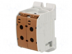 Splice terminal: rail | STB | 232A | 1kV | screw terminal | brown | 95mm2