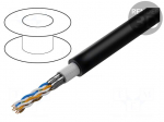 Wire | ETHERLINE&reg; ROBUST | 4x2x26AWG | 7 | stranded | Cu | black | 6.2mm