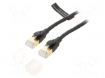 Patch cord | S/FTP | Cat: Cat 8 | RJ45 plug,both sides | Cu | 2m | PVC