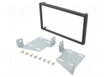 Radio frame | Mitsubishi | 2 DIN | black