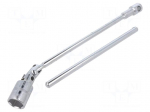 Wrench: socket spanner | with joint | HEX 19mm | Kind of handle: T