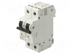 Circuit breaker | 230/400VAC | Inom: 2A | Poles: 2 | Charact: B | 10kA