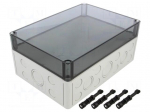 Enclosure: multipurpose | X: 180mm | Y: 254mm | Z: 111mm | TK PC | grey