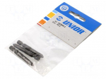 Screwdriver bit | Pozidriv&reg; | PZ2 | 1/4" | Overall len: 50mm | 3pcs.