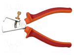 Stripping tool | 0.5&divide;10mm2 | Wire: round | 160mm