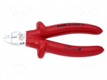 Pliers | side,cutting,insulated | carbon steel | 160mm | 462/1VDEDP