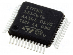 IC: STM32 ARM microcontroller | 32MHz | LQFP48 | 1.8&divide;3.6VDC | STM32L1