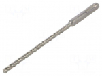 Drill bit | for concrete | &Oslash;: 6mm | L: 165mm | SDS-Plus&reg;