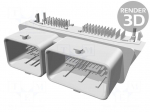 Connector: automotive | socket | male | CMC | 6A,12A | PIN: 80(16+64)