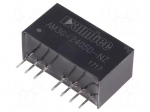 Converter: DC/DC | 3W | Uin: 18&divide;36VDC | Uout: 5VDC | Uout2: -5VDC | SIP8