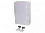 Enclosure: wall mounting | X: 410mm | Y: 610mm | Z: 202mm | ABS | IP65