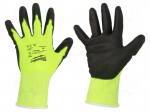 Protective gloves | Size: 9,L | Resistance to: cutting | warning