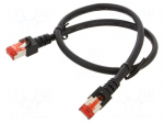 Patch cord | S/FTP | Cat: 6 | RJ45 plug,both sides | stranded | Cu | 0.5m