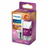 PHILIPS LED stikla 40W P45 E27 Warm Glow dimmējama CRI90 matēta spuldze 8719514324497 929003013601