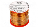 Coil wire | single coated enamelled | 1mm | 0.2kg | -65&divide;200&deg;C