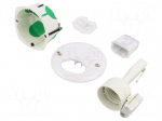 Enclosure: junction box | &Oslash;: 71mm | Z: 40mm | plaster embedded | IP40