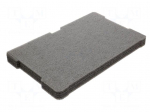 Foam insert | graphite | 500x320x40mm | 2pcs.