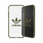 Adidas OR Clear Case - Bumper for Apple iPhone X / XS Green