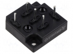 Bridge rectifier: three-phase | Urmax: 600V | If: 15A | Ifsm: 200A | THT