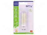 LED lamp | white warm | G9 | 230VAC | 900lm | 9.5W | 360&deg; | 3000K