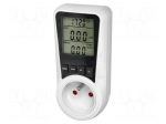 Controller | plug-in | IP20 | 16A | 230VAC 50/60Hz | Display: LCD | white
