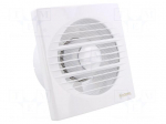 Fan: AC | axial | 230VAC | &Oslash;118mm | 150m3/h | 46dBA | slide | 2650rpm | IPX4