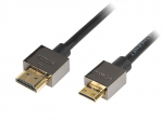 TV, SAT, HDMI, DVI kaablid ja tarvikud // HDMI, DVI, AUDIO &uuml;henduskaablid ja tarvikud // 92-618# Przyłącze hdmi-mini hdmi silver 1,5m