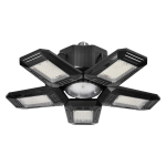 Uued tooted // RIGEL LED lampa warsztatowa składana 5-skrzydłowa, E27 55W, 6500K, 4950lm