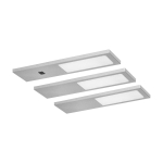 Uued tooted // PLANA zestaw 3 lamp podszafkowych LED, 3x4W, 3x240lm, 4000K, z włącznikiem bezdotykowym, szare