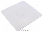 Mounting plate | polycarbonate | GEOS | transparent