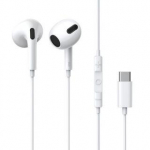 Wired headphones Baseus  Baseus encok c17 in-ear wired headphones with usb type c microphone white (NGCR010002)