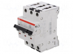 Circuit breaker | 415VAC | Inom: 6A | Poles: 3 | for DIN rail mounting
