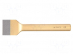 Chisel | L: 250mm | grout remover | Tipwidth: 70mm | Plating: varnish
