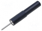Measuring tip | 36A | 60VDC | 30VAC | black | Tip diameter: 1.4mm
