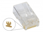 Telefonis&uuml;steemid // Konnektorid // 9332# Wtyk telefoniczny 8p8c (rj45) drut 100szt.
